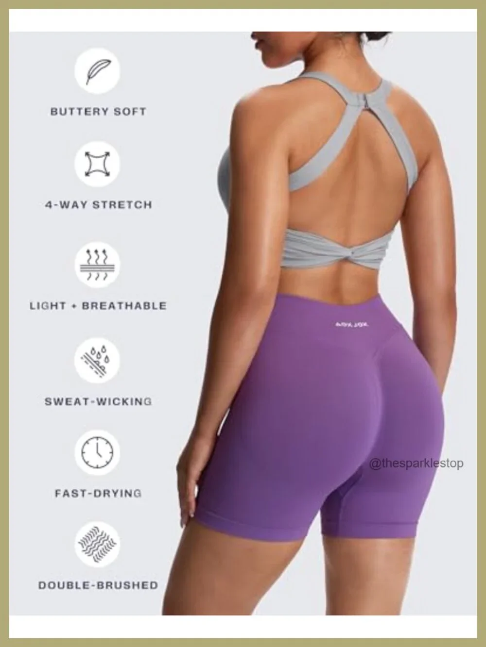Women's Longline Racerback Sports Bra with Padded Support High Impact Twist